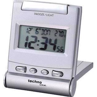 Digital vække ure med 2 alarmer, termometer og verdensur